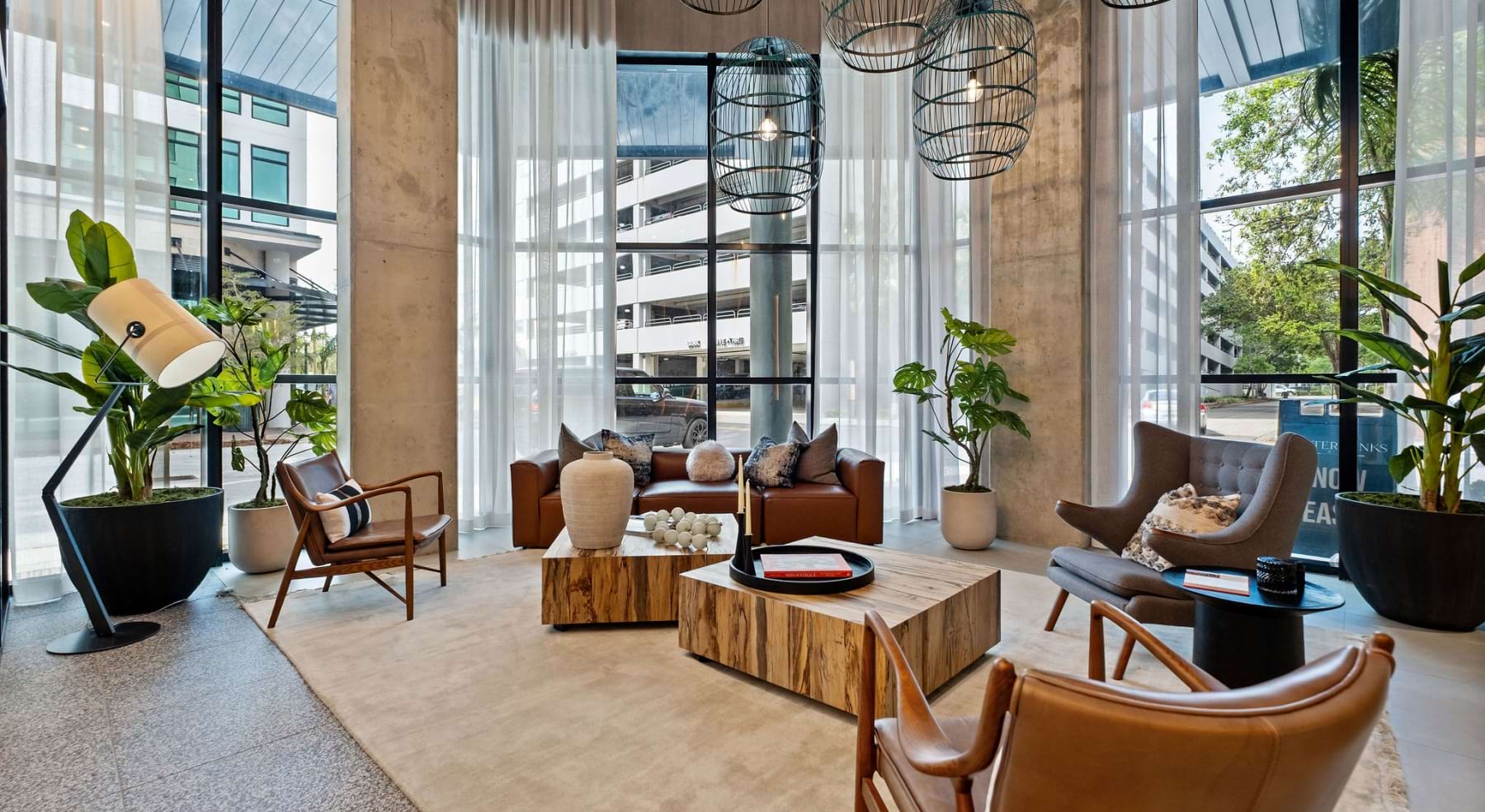 Lobby with Seating Area