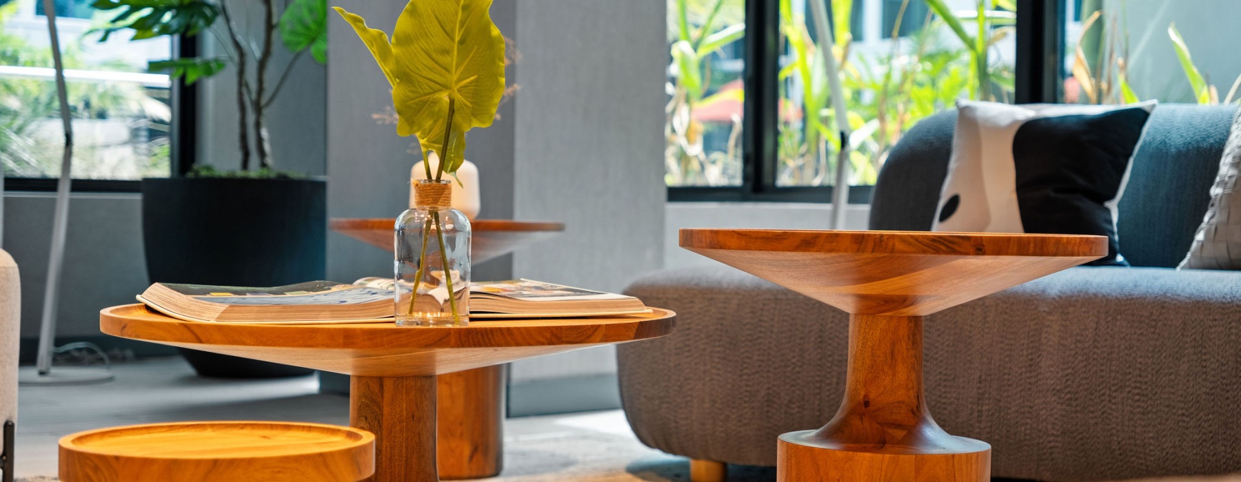 Detail Image of End Tables and a Couch