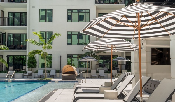 Pool with Loungers