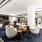social areas in well lit club room