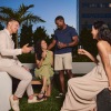 Group of Friends Talking on Rooftop